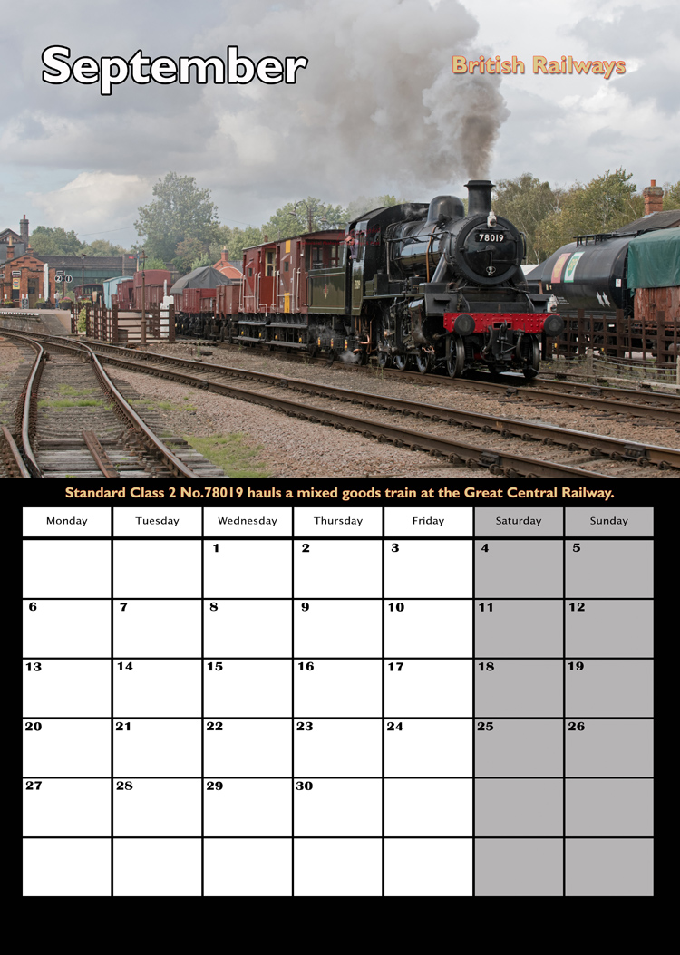 BR STEAM CALENDAR SEP 2027