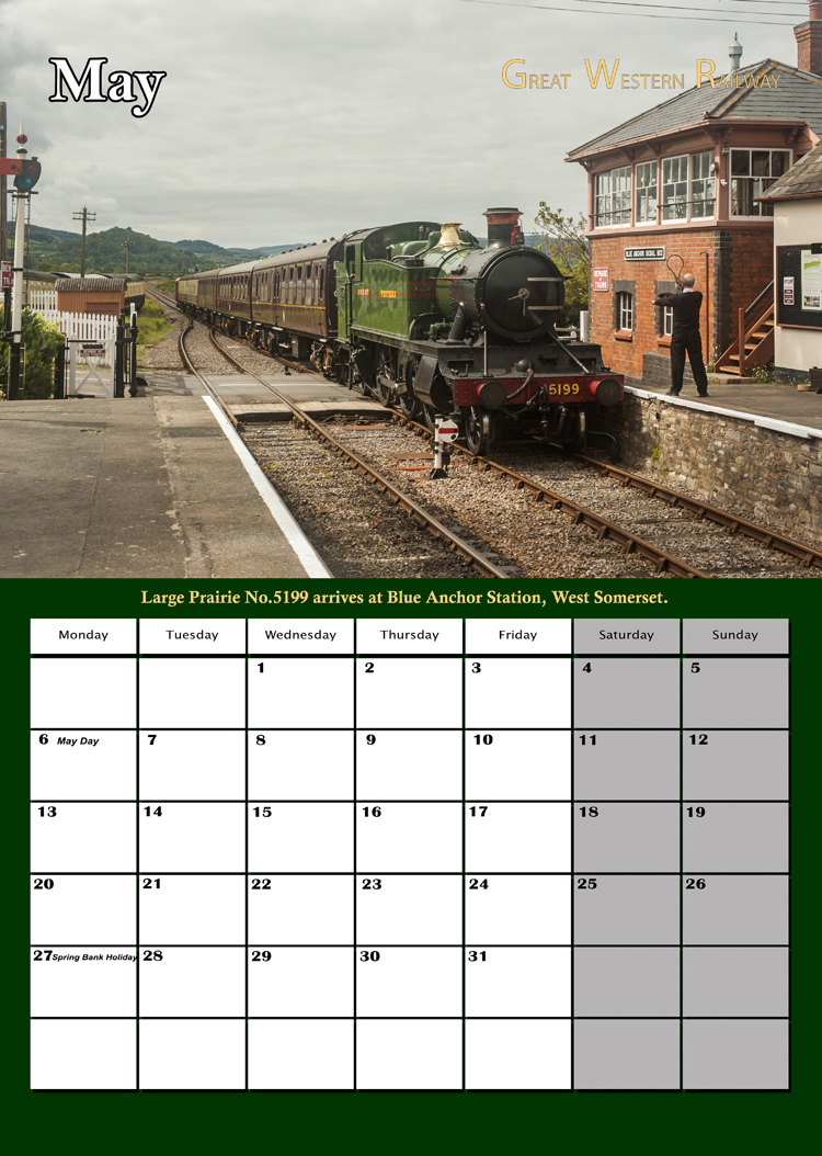 Great Western Railway Calendar 2024 Writtle Photographic