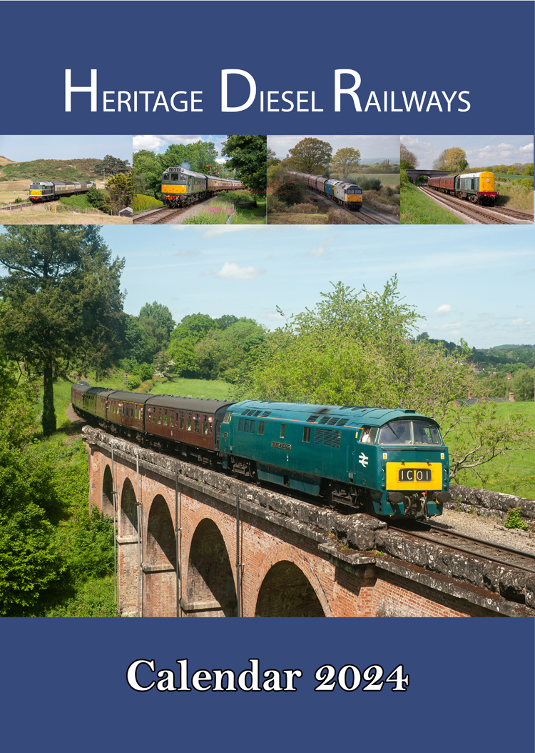 UK Heritage Diesel Railways Calendar 2024 Writtle Photographic