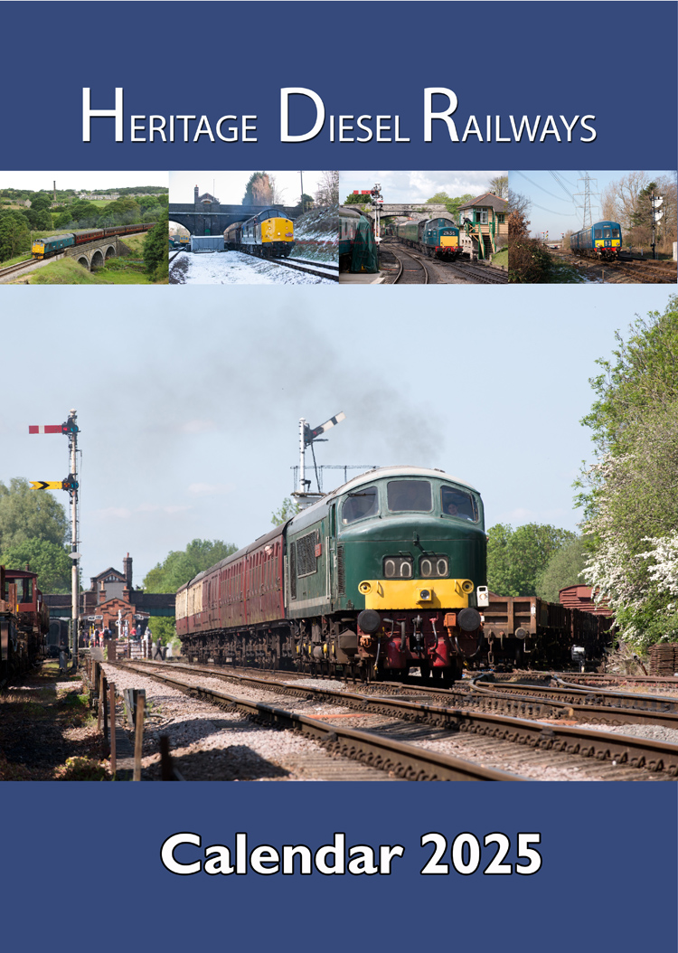 UK Heritage Diesel Railways Calendar 2025 Writtle Photographic