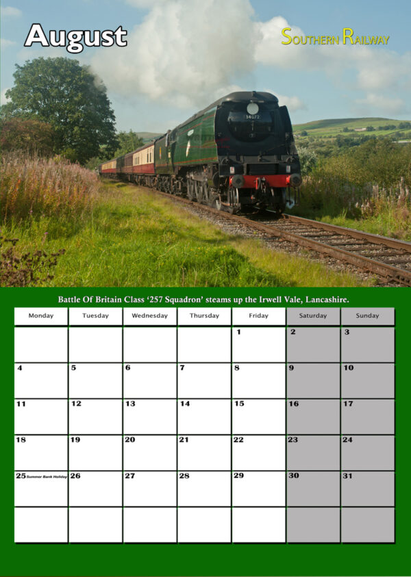 Southern Railway Calendar 2025 Writtle Photographic