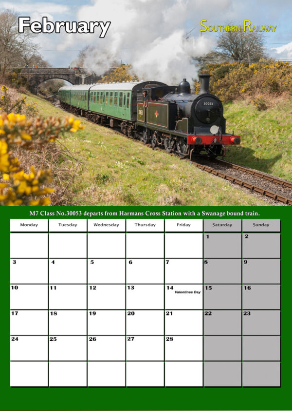 Southern Railway Calendar 2025 Writtle Photographic