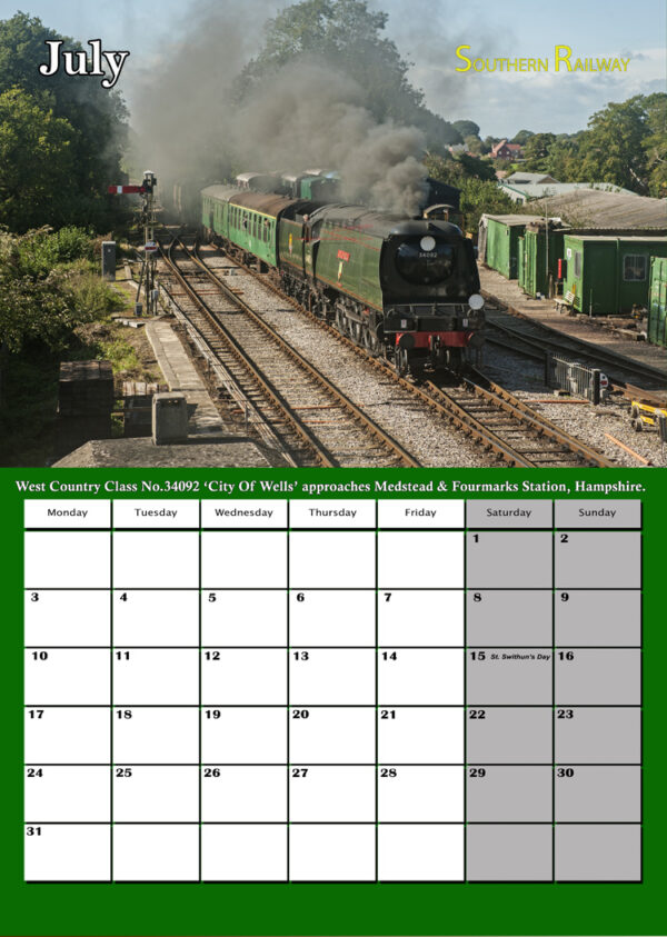 Southern Railway Calendar 2023 Heritage Railway Gift Products