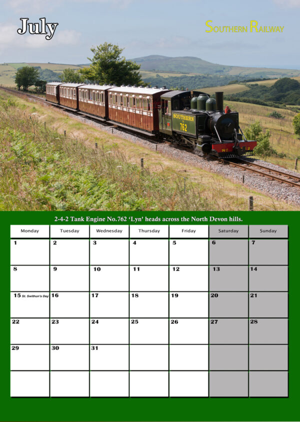 Southern Railway Calendar 2024 Writtle Photographic