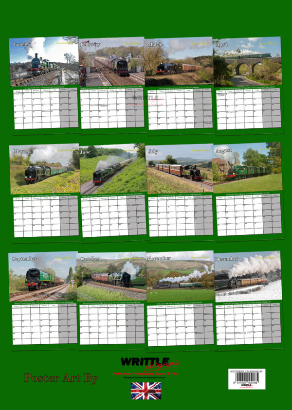 Southern Railway Calendar 2024 Writtle Photographic