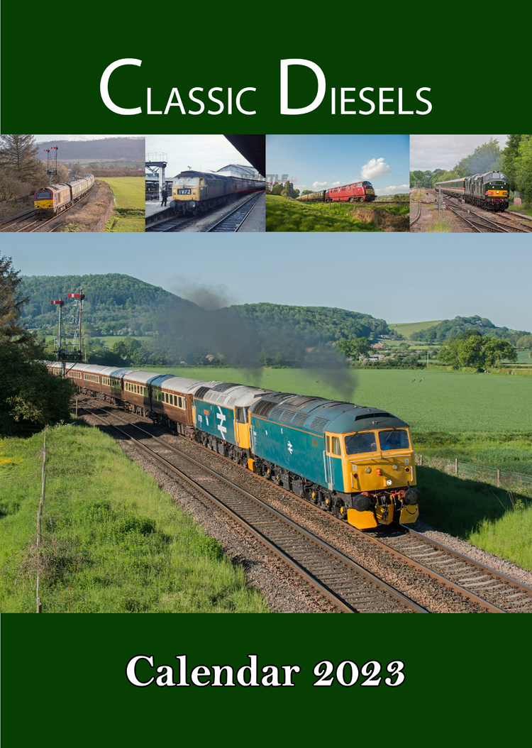 Classic Diesels Calendar 2023 Heritage Railway Gift Products
